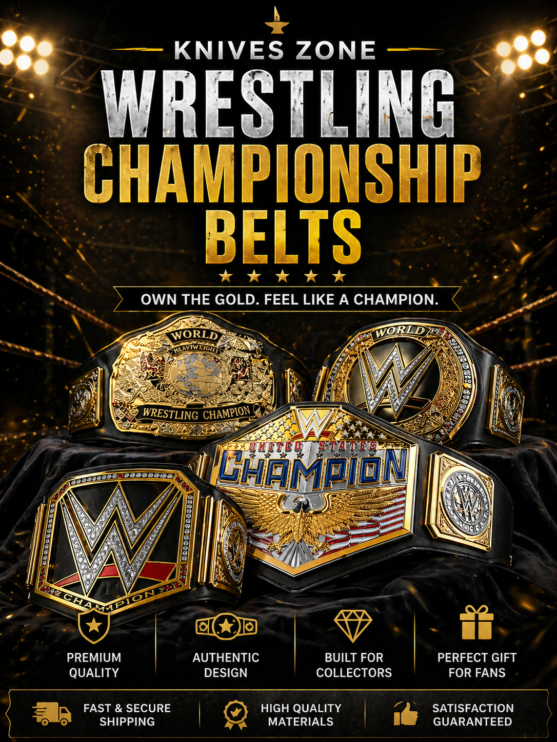Wrestling Championship Belts