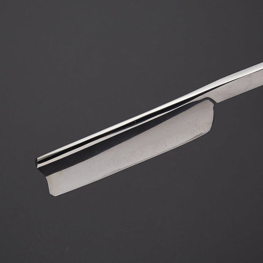 Handmade J2 Steel Straight Razor with Hardwood & Fiber Handle and Leather Sheath – 9” Traditional Shaving Razor