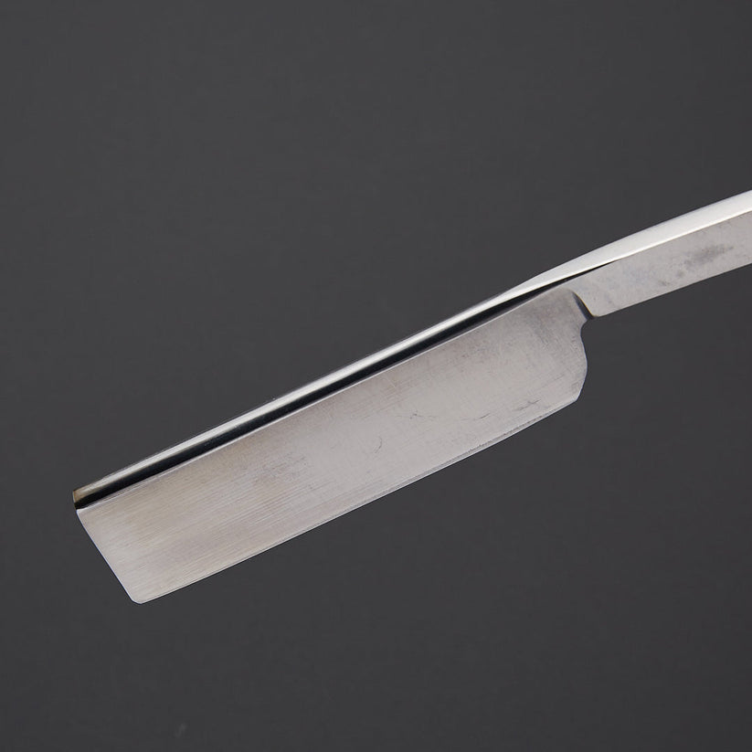 Custom Handmade J2 Steel Straight Razor with Bone & Wood Handle + Leather Sheath | Knives Zone