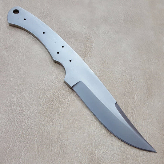 Custom Handmade Stainless Steel Blank Blade Hunting Knife – 9” Fixed Blade