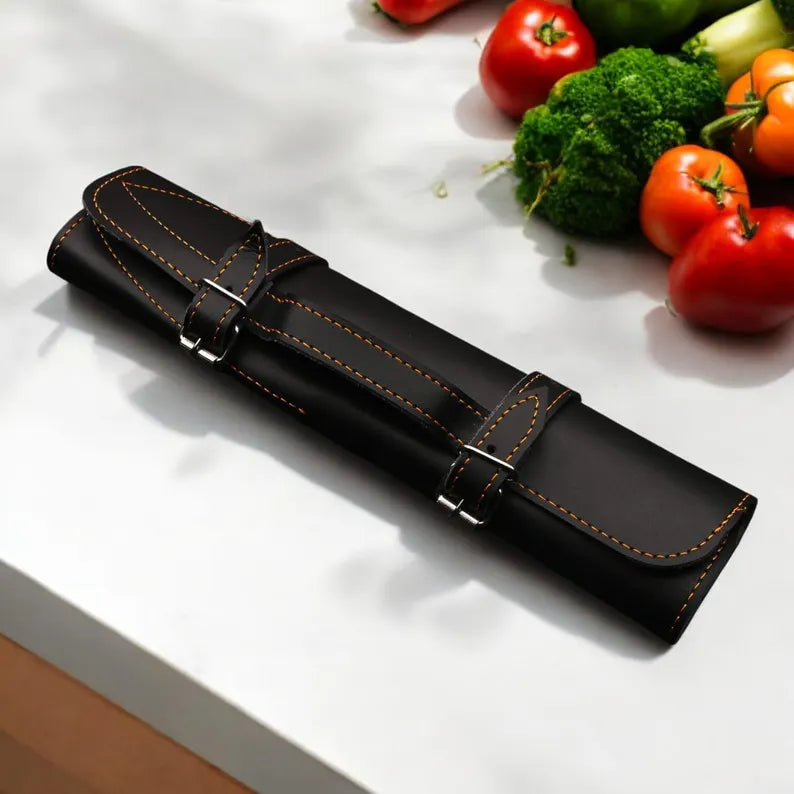 Hand Forged Damascus Steel Chef Knife Set 5 Pcs | Rosewood & Pakka Wood Handle Kitchen Knives